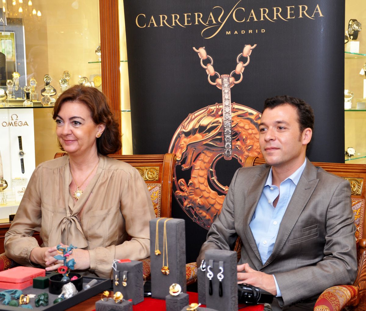 Визит вице-президента компании Carrera y Carrera Кармен Саенс и дизайнера Рафаеля Эррера в Салон «Имидж»